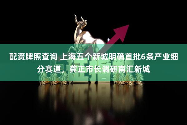 配资牌照查询 上海五个新城明确首批6条产业细分赛道，龚正市长调研南汇新城